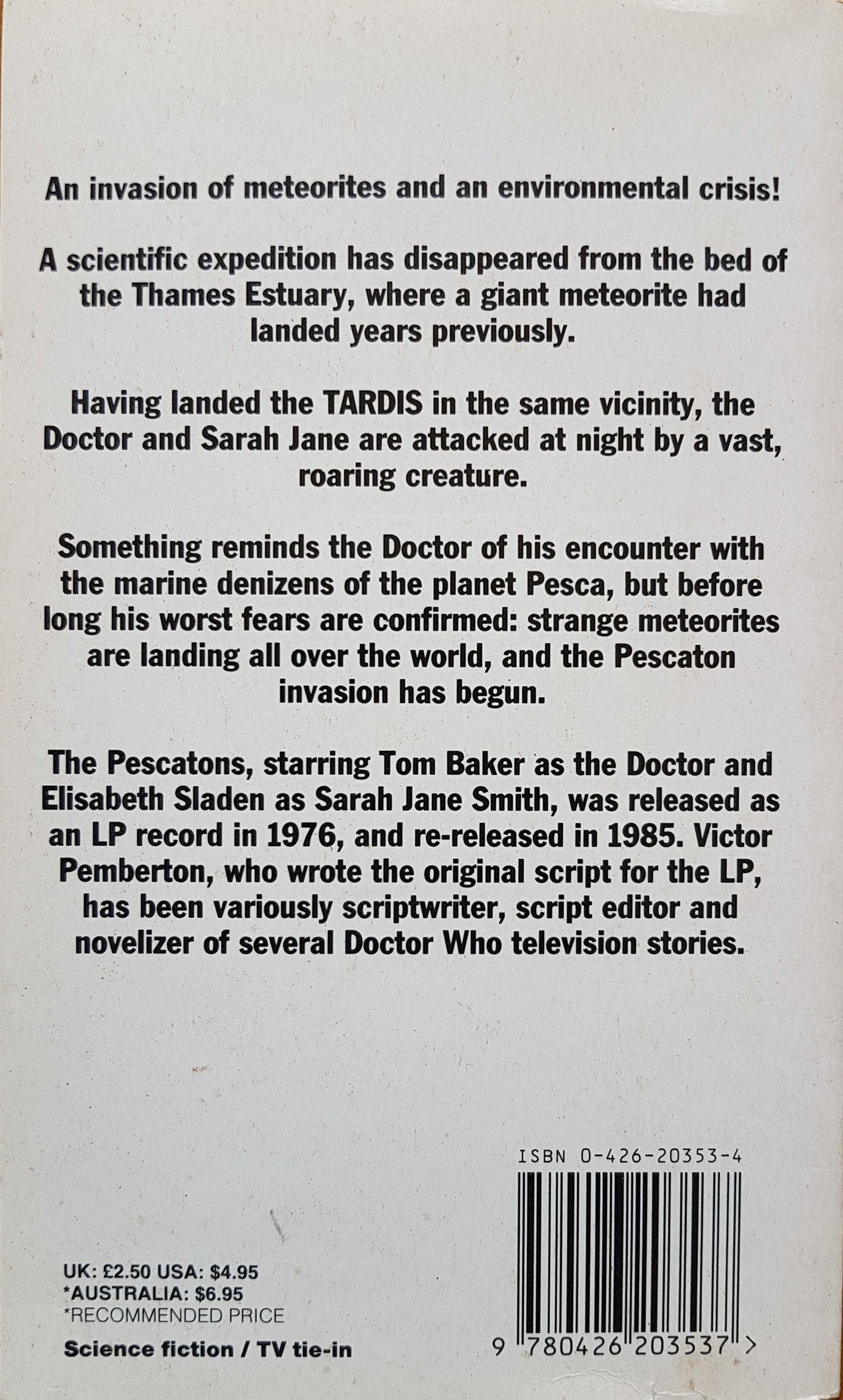 Back cover of 0-426-20353-4